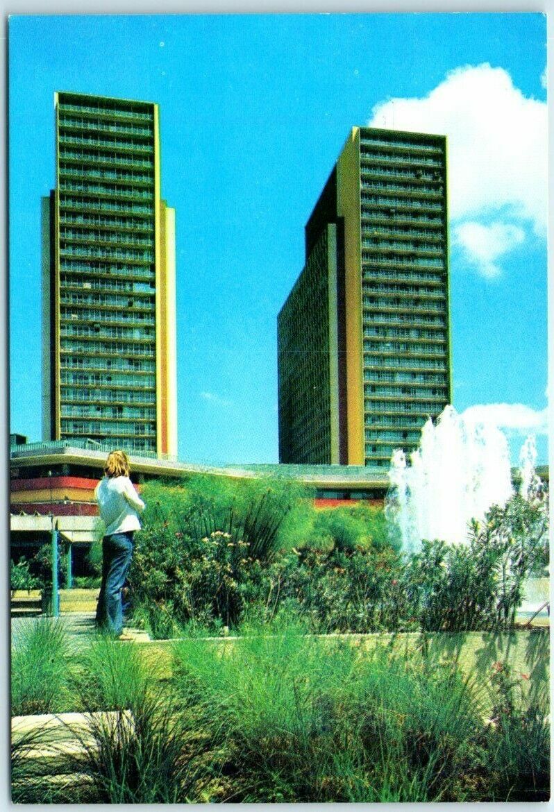Postcard - Center Simon Bolivar Towers, Caracas, Venezuela
