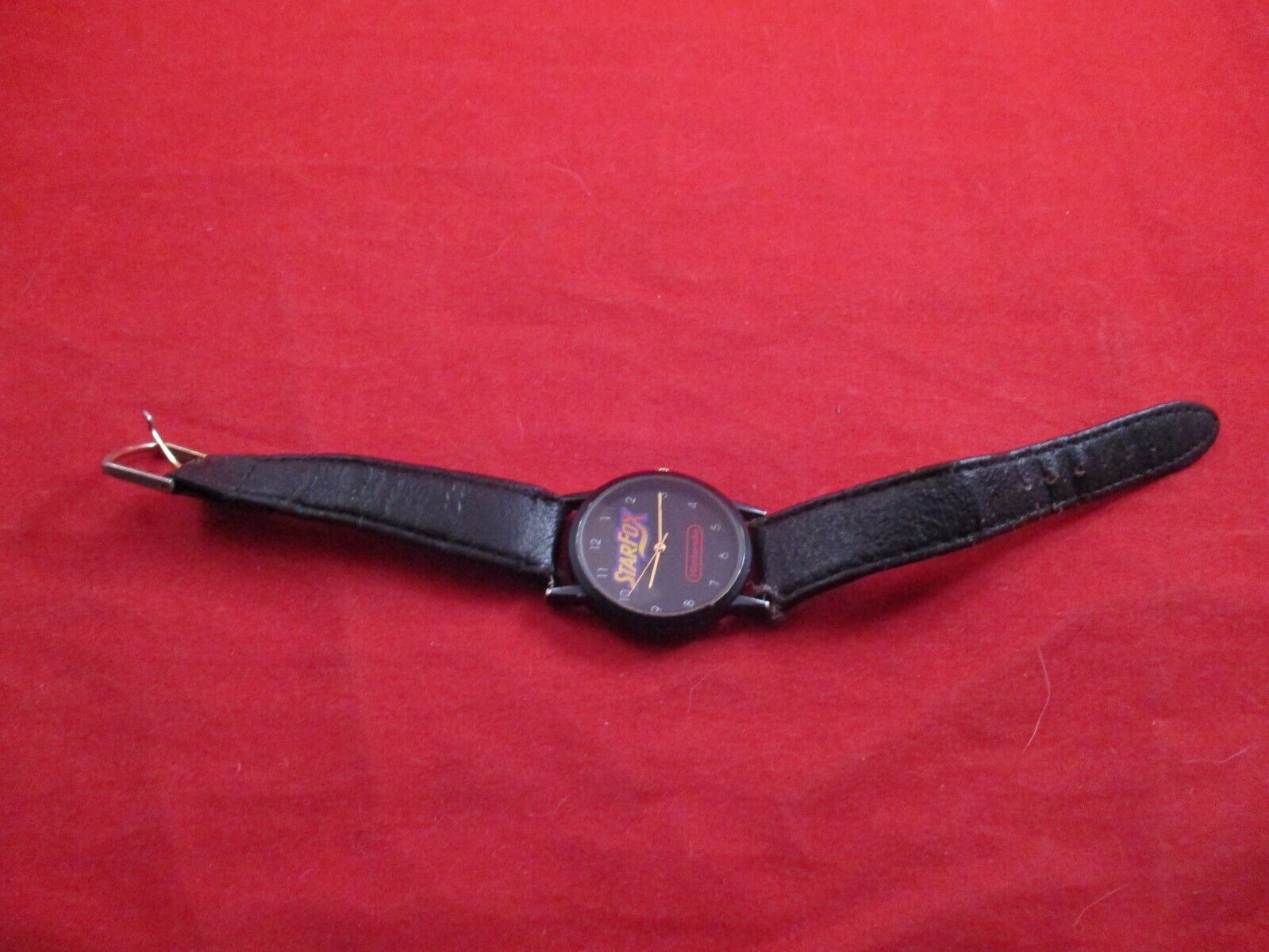 Star Fox Super Nintendo SNES Official Nintendo Black Watch Wristwatch