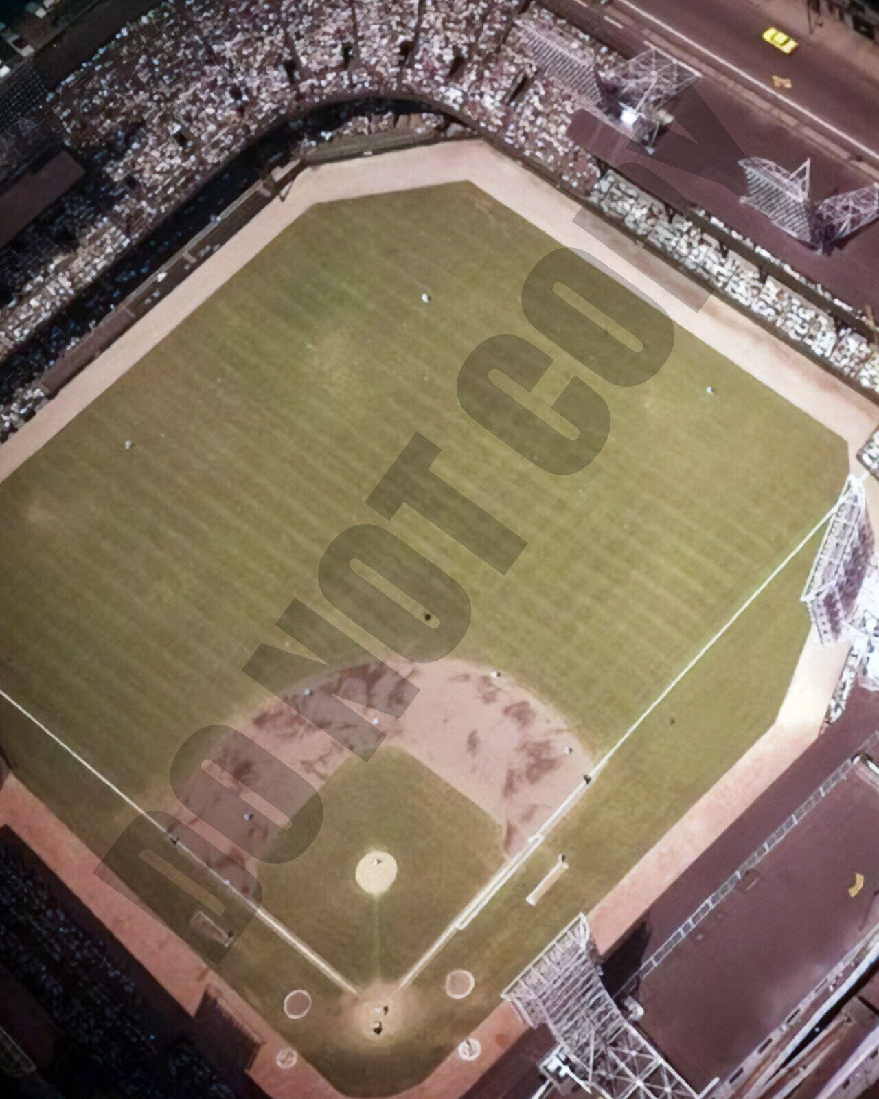 Aerial View of Tiger Stadium In Detroit Baseball 8x10 Photo
