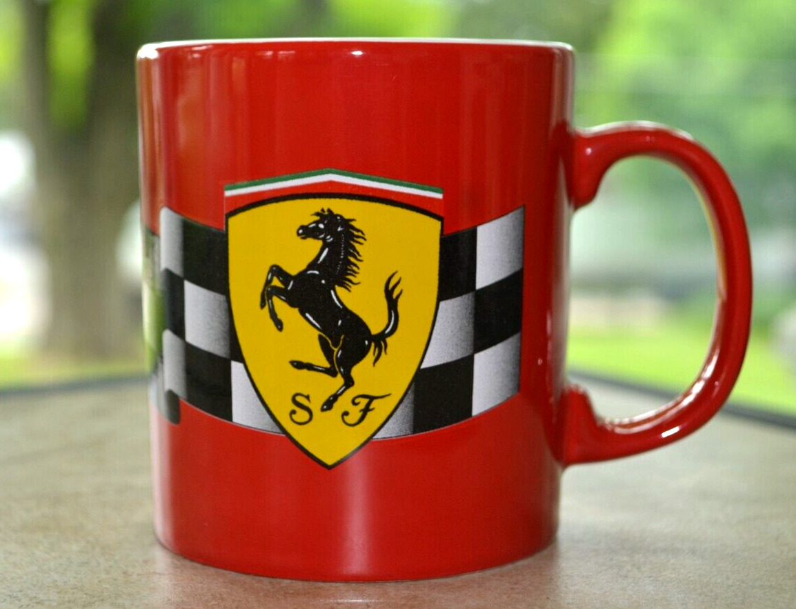 Vintage Ferrari F1 Coffee Mug NEVER USED NEVER WASHED