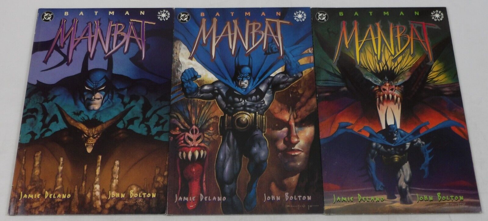 Batman Man-Bat #1-3 VF/NM complete series Jamie Delano John Bolton Manbat DC