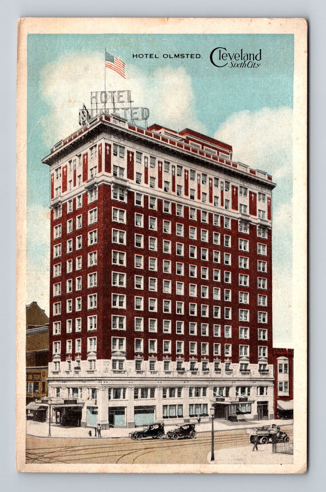 Cleveland OH-Ohio, Hotel Olmsted, Advertisement, Antique, Vintage Postcard