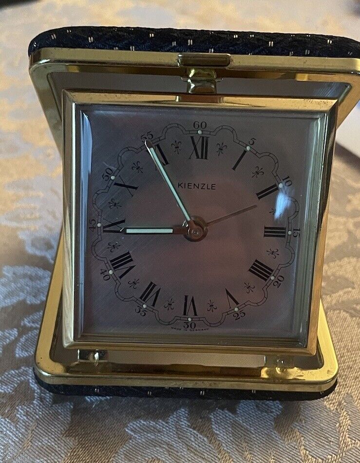 Vintage Kienzle Travel Clock In Great Condition