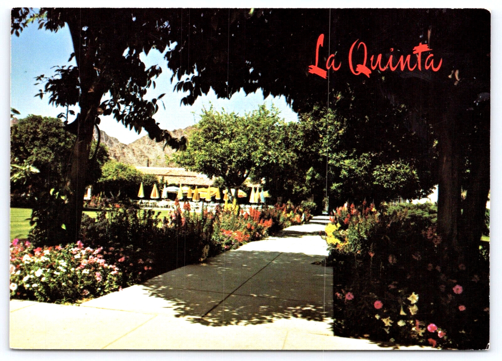 Postcard La Quinta CA La Quinta Hotel Located Secluded Cove Of Santa Rosa Mts