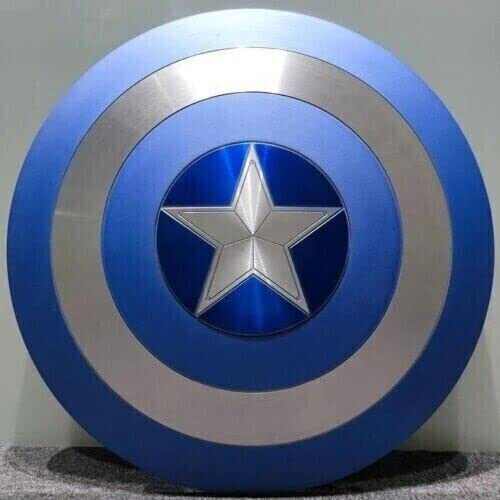 Handmade 22 inch Metal Captain America Marvel Decorative Shield  Large Size Gift