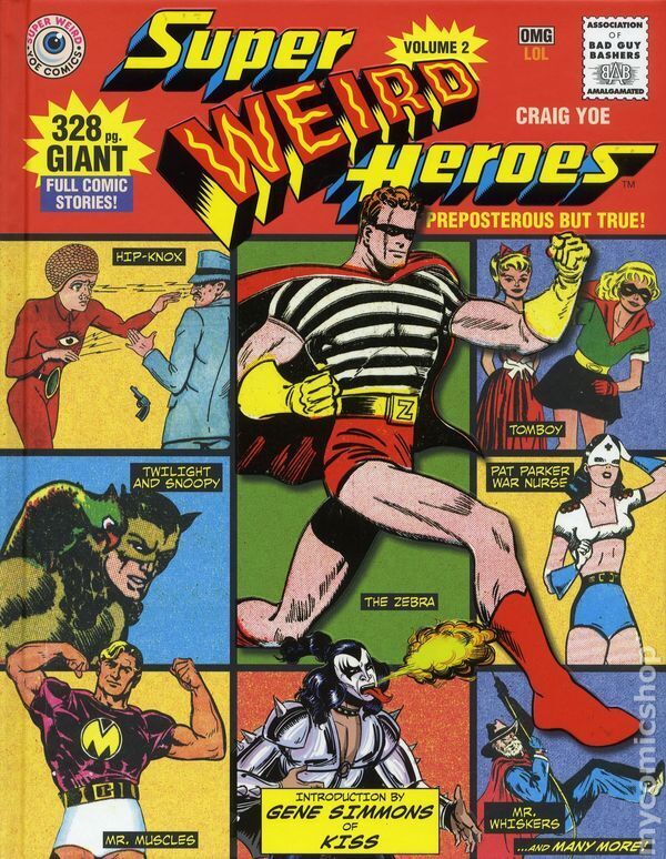 Super Weird Heroes HC 2-1ST NM 2018 Stock Image