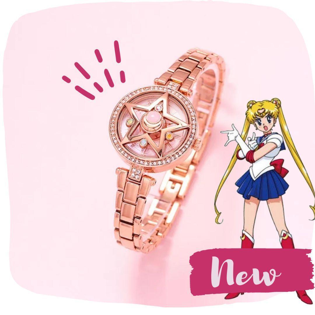 Sailor Moon Crystal Star Compact Wrist Watch Sailor Moon Wrist Watch From Japan 