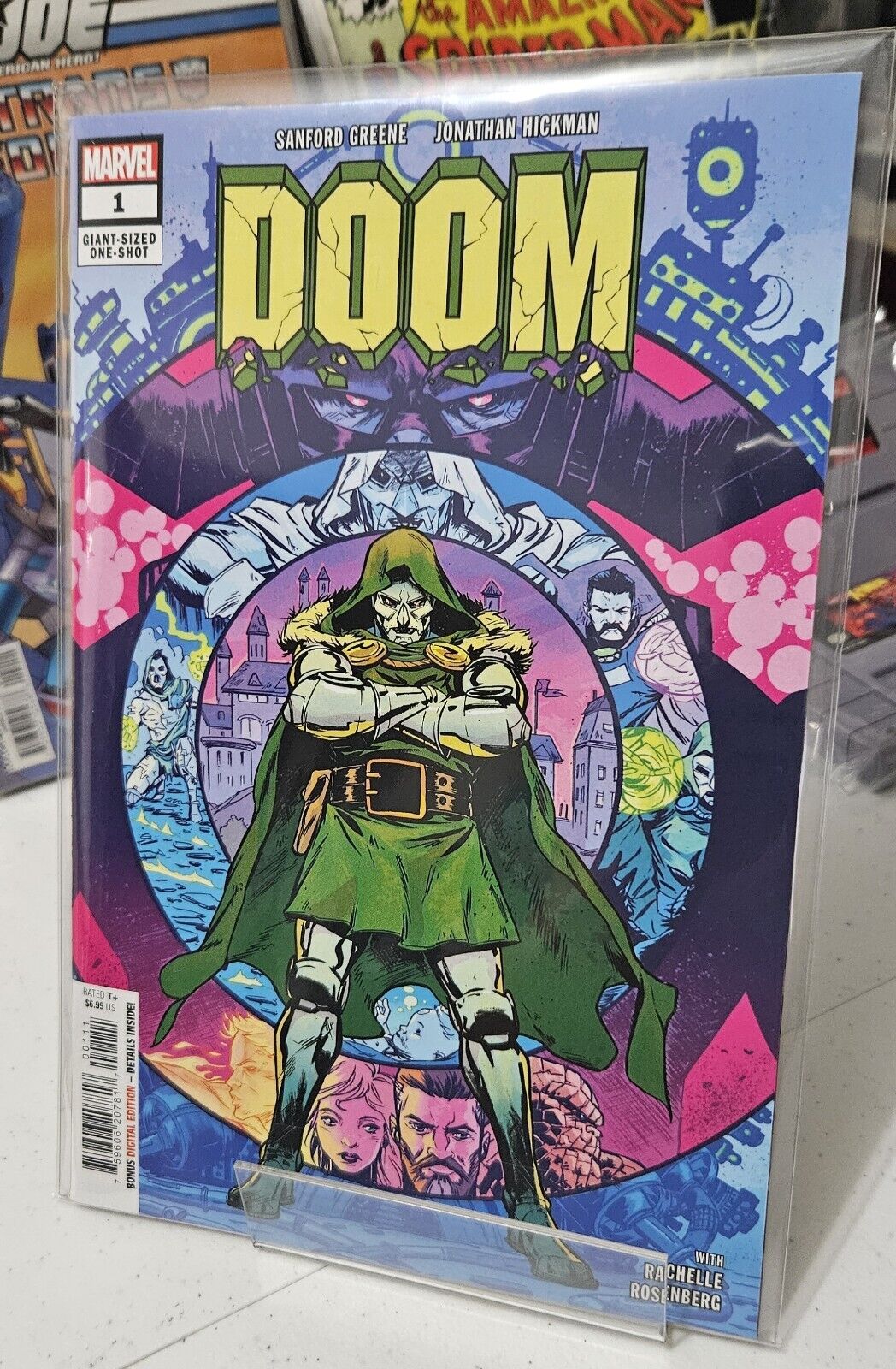 Doom #1 (2024) Jonathan Hickman Sanford Greene Cover A 1st print NM clear board