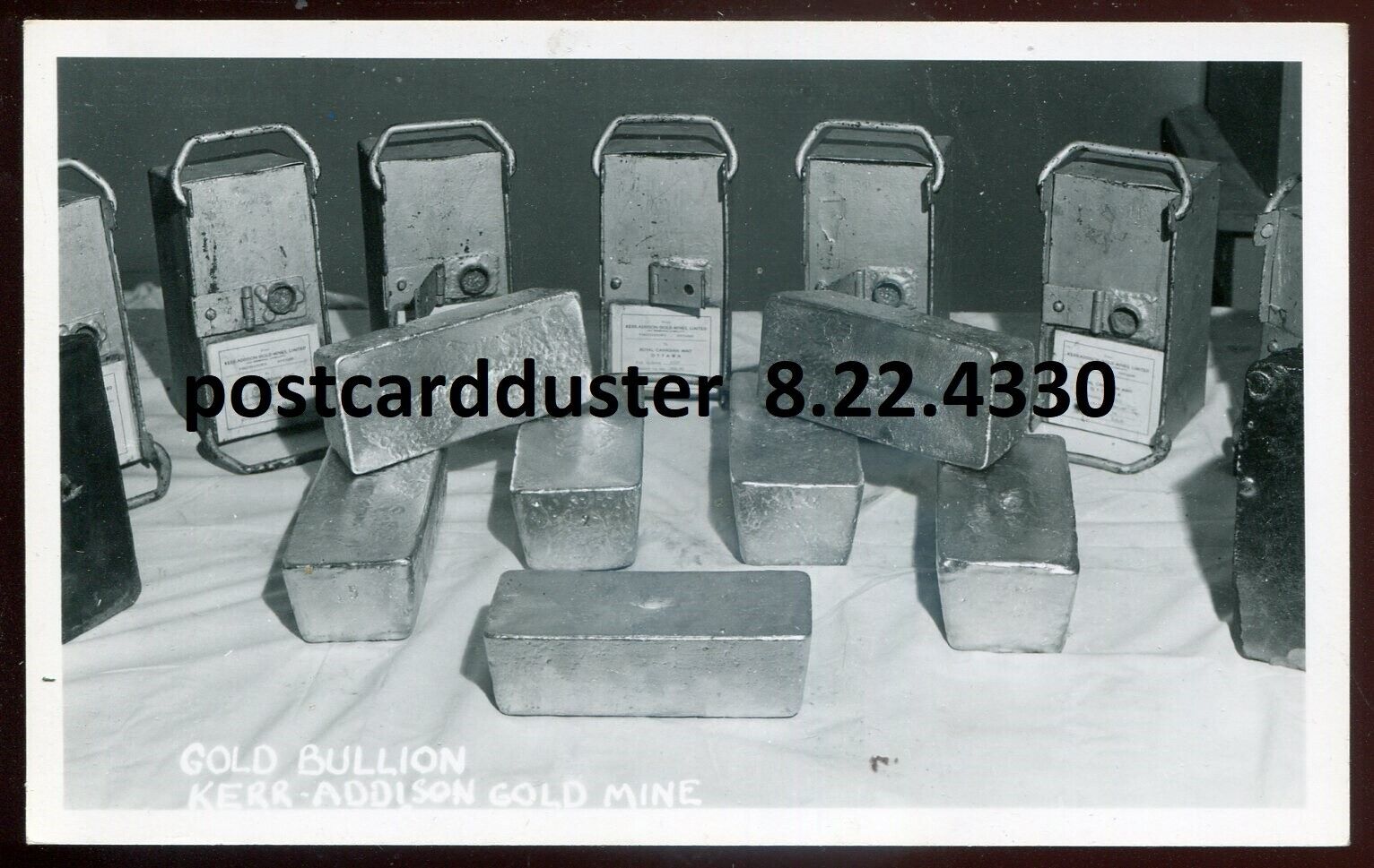 McGARRY Ontario 1940s Lanark. Kerr Addison Gold Mine. Real Photo Postcard