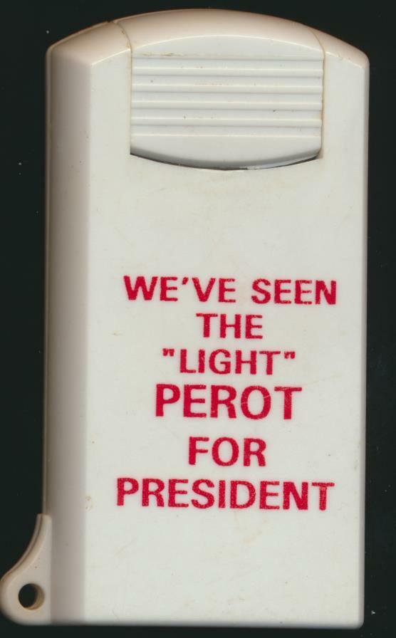 1992 We've Seen the Light Perot for President   Working Flashlight