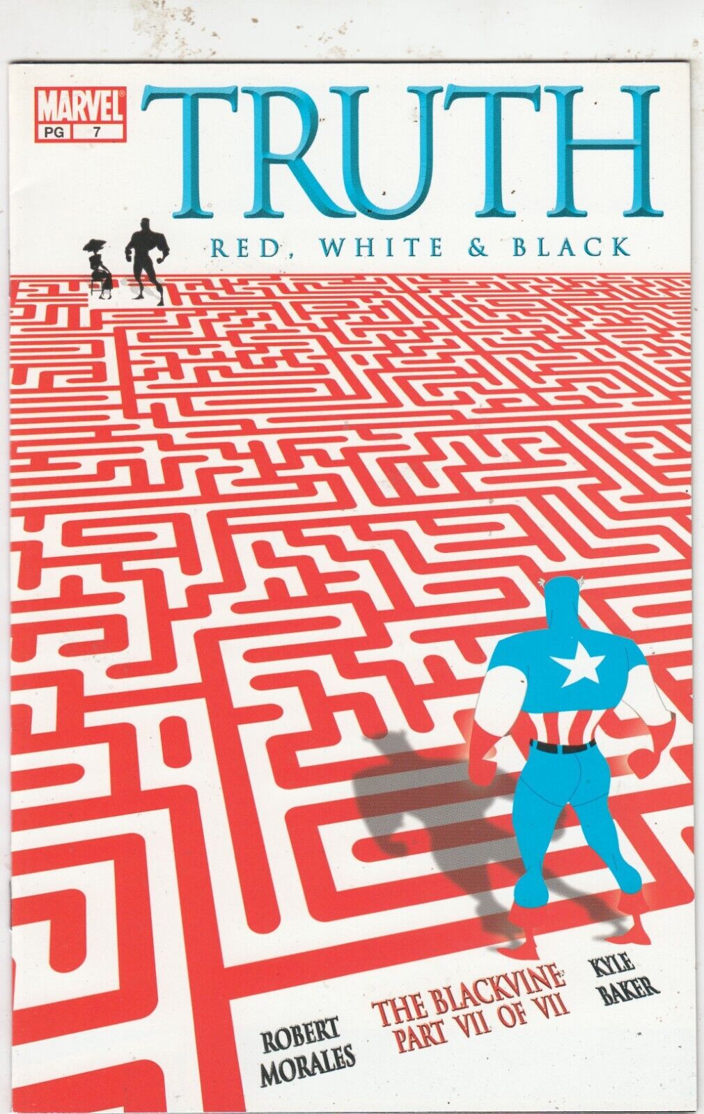 TRUTH RED, WHITE AND BLACK #7  VF/FN  MARVEL COMICS