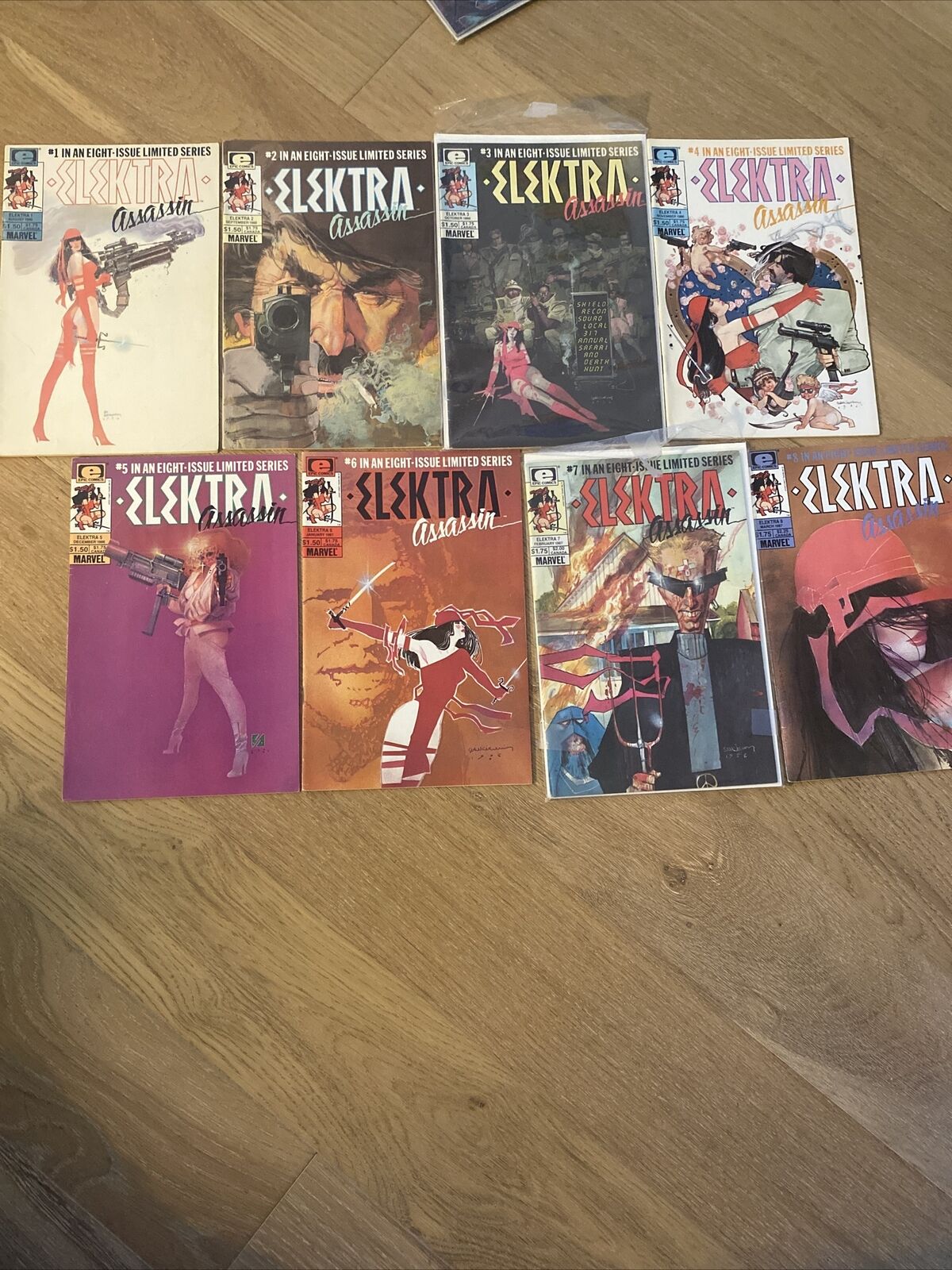 Elektra Assassin #1-8 (1986) Epic Comics. All Inclusive Set