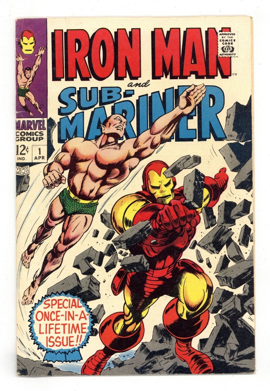 Iron Man and Sub-Mariner #1 VG 4.0 1968