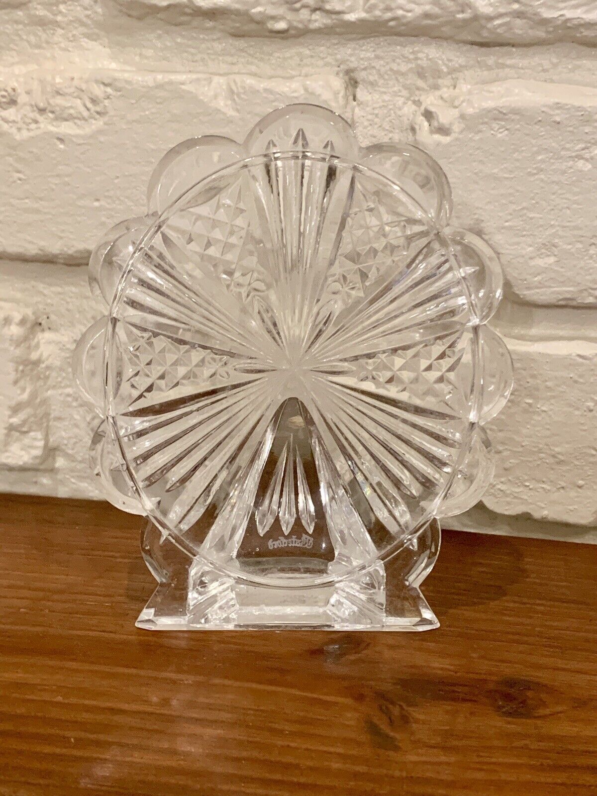 Waterford Crystal Small Oval Photo Frame Made in Ireland