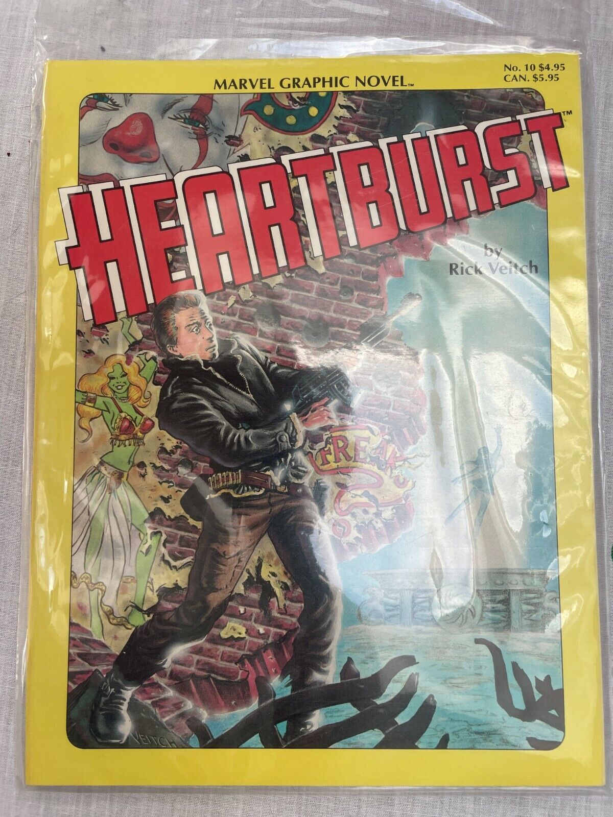 Heartburst (Marvel, 1984) Marvel Graphic Novel #10 Rick Veitch VF