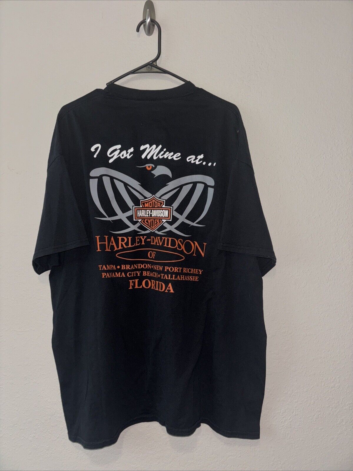 Harley Davidson Adult I Got Mine at Harley Davidson of Florida T-Shirt Size 2XL