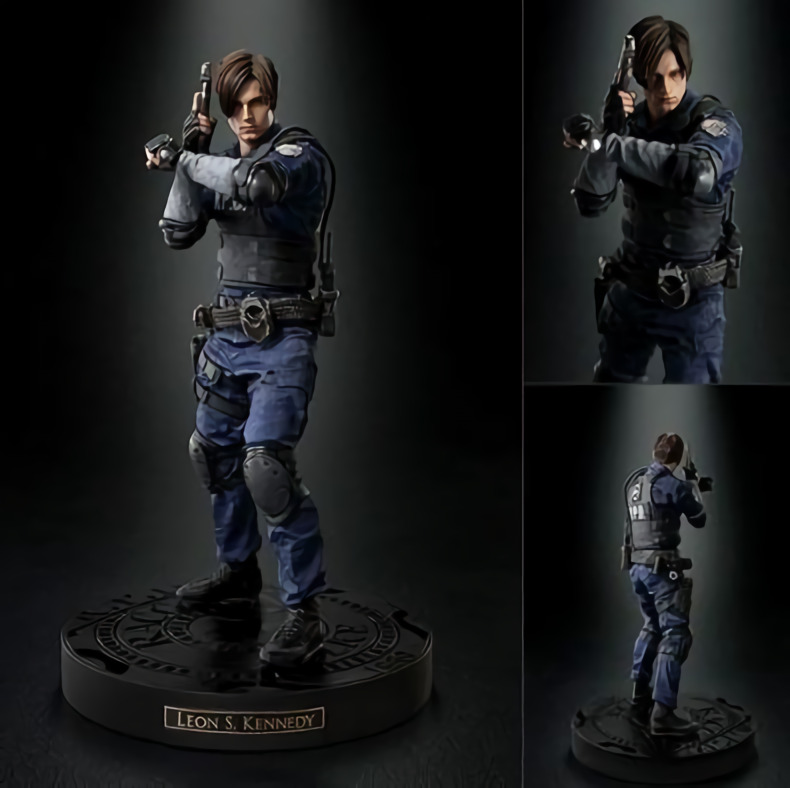 3-7 days RESIDENT EVIL RE2 LEON S. KENNEDY Figure BIOHAZARD with Special Box