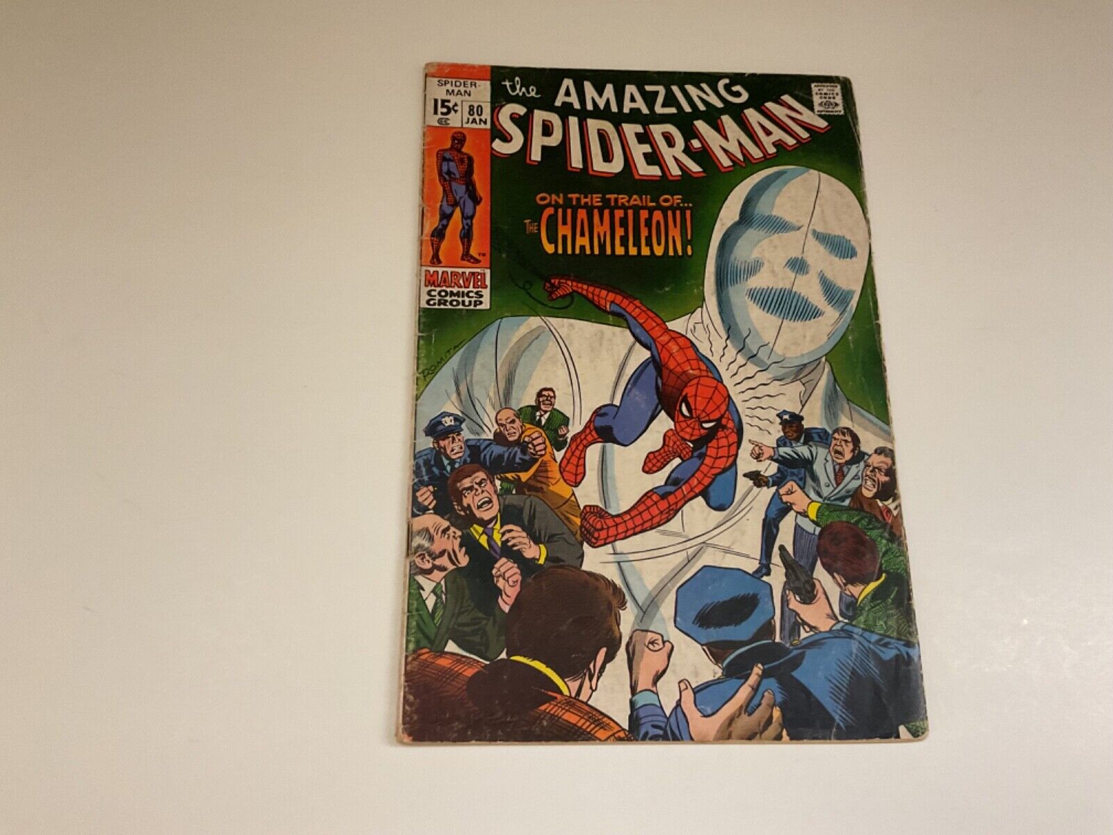 The Amazing Spider-Man #80 On The Trail Of Chameleon Marvel Bronze Age 1970 VG