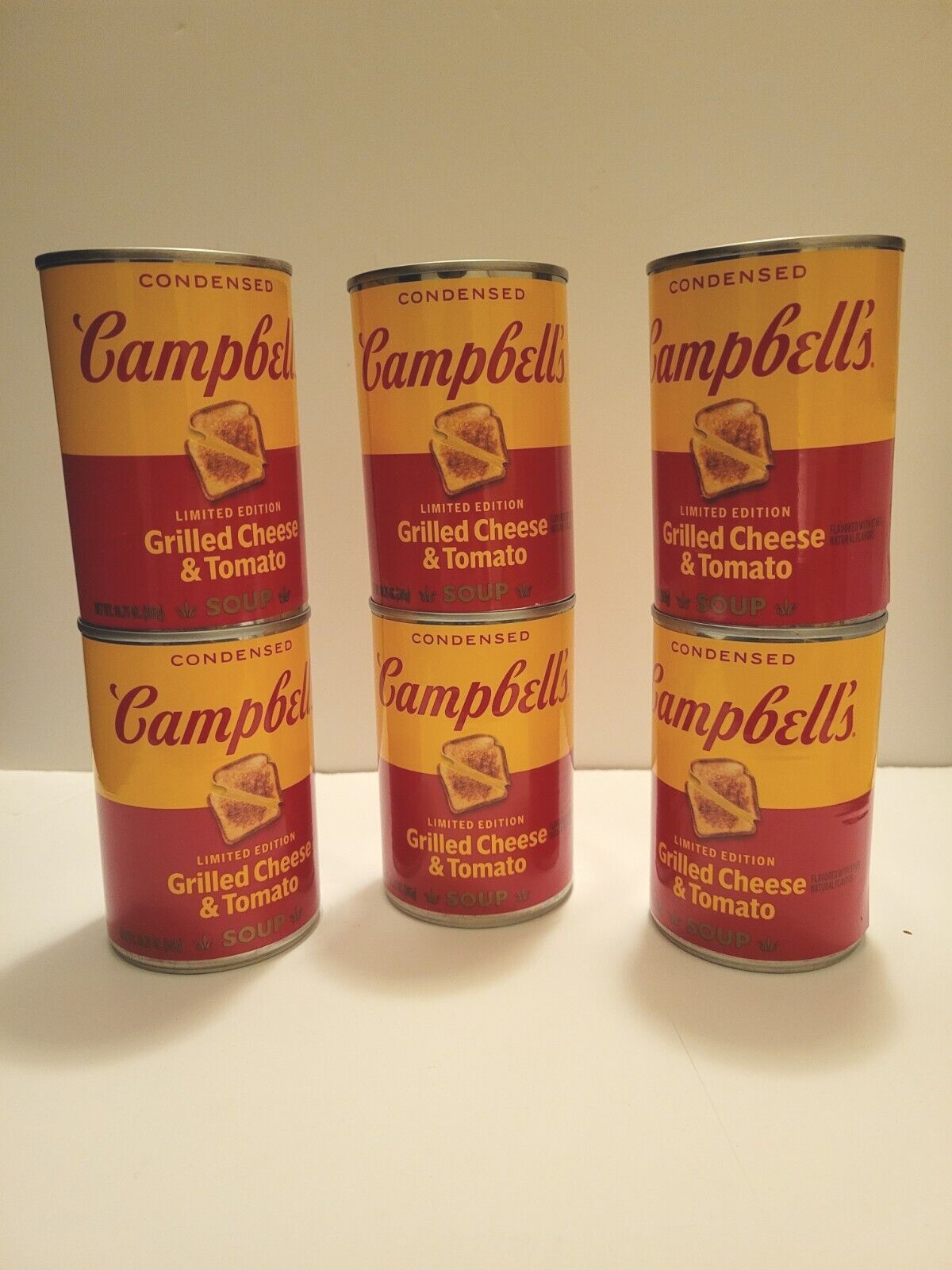 Campbells Grilled Cheese & Tomato Soup, 6 Cans, Limited Edition, 