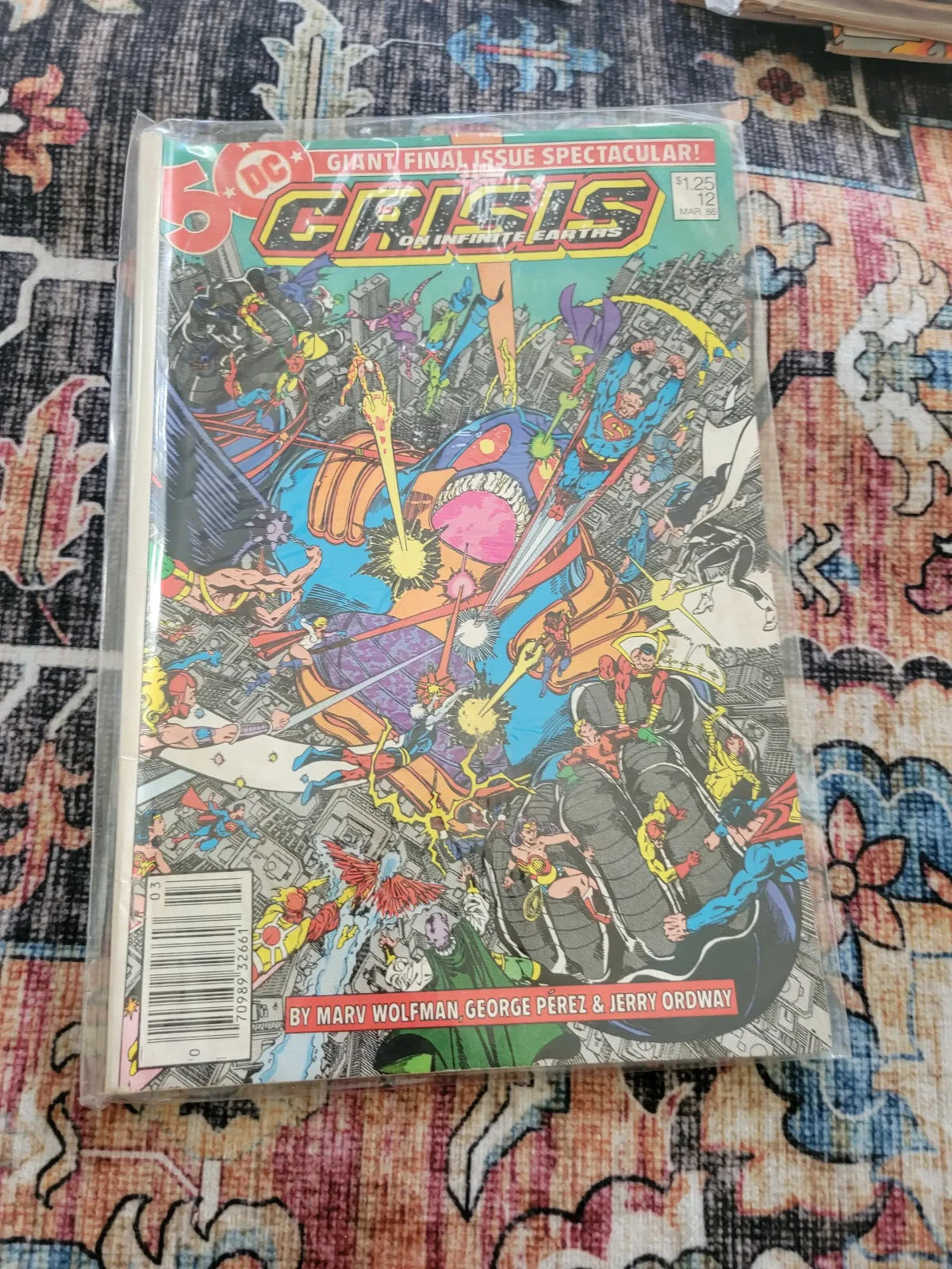 Crisis On Infinite Earths 12 DC Comics March 1986  Very Good Sleeved