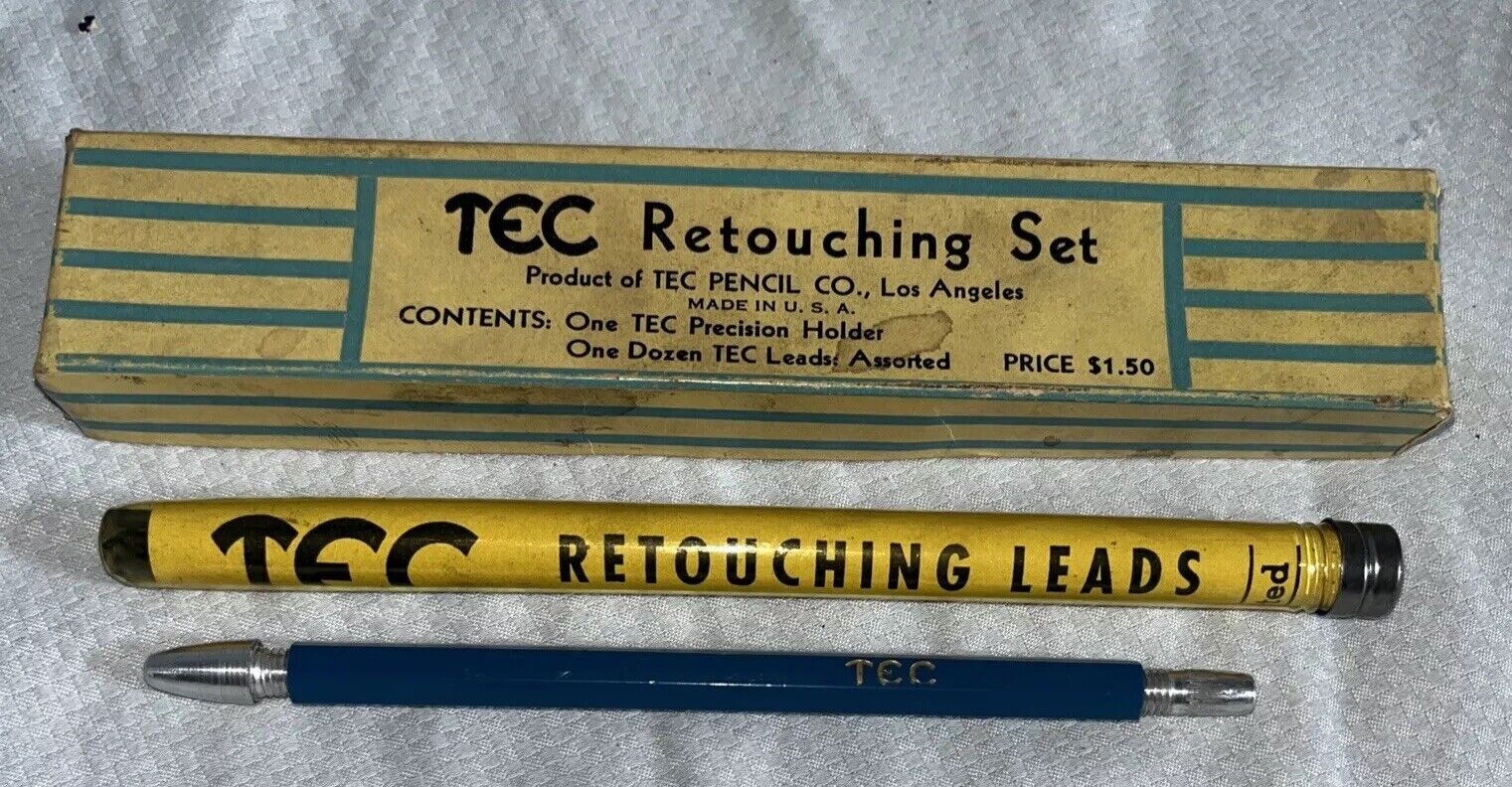 Vemco Tec Pencil And Tube Of Retouching Lead