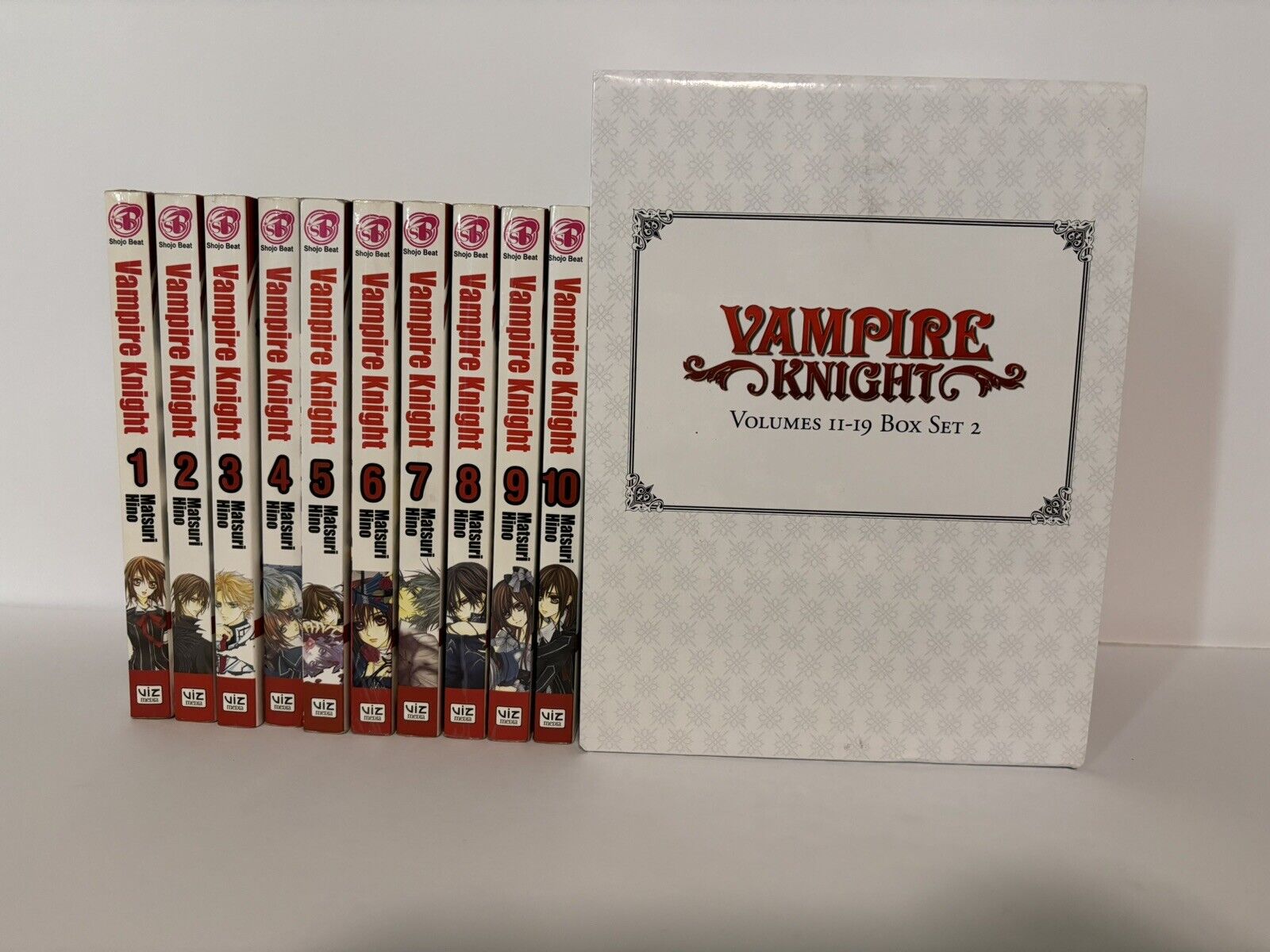 OOP Vampire Knight Complete English Manga Set Series Volumes 1-19 Vol + Artbook