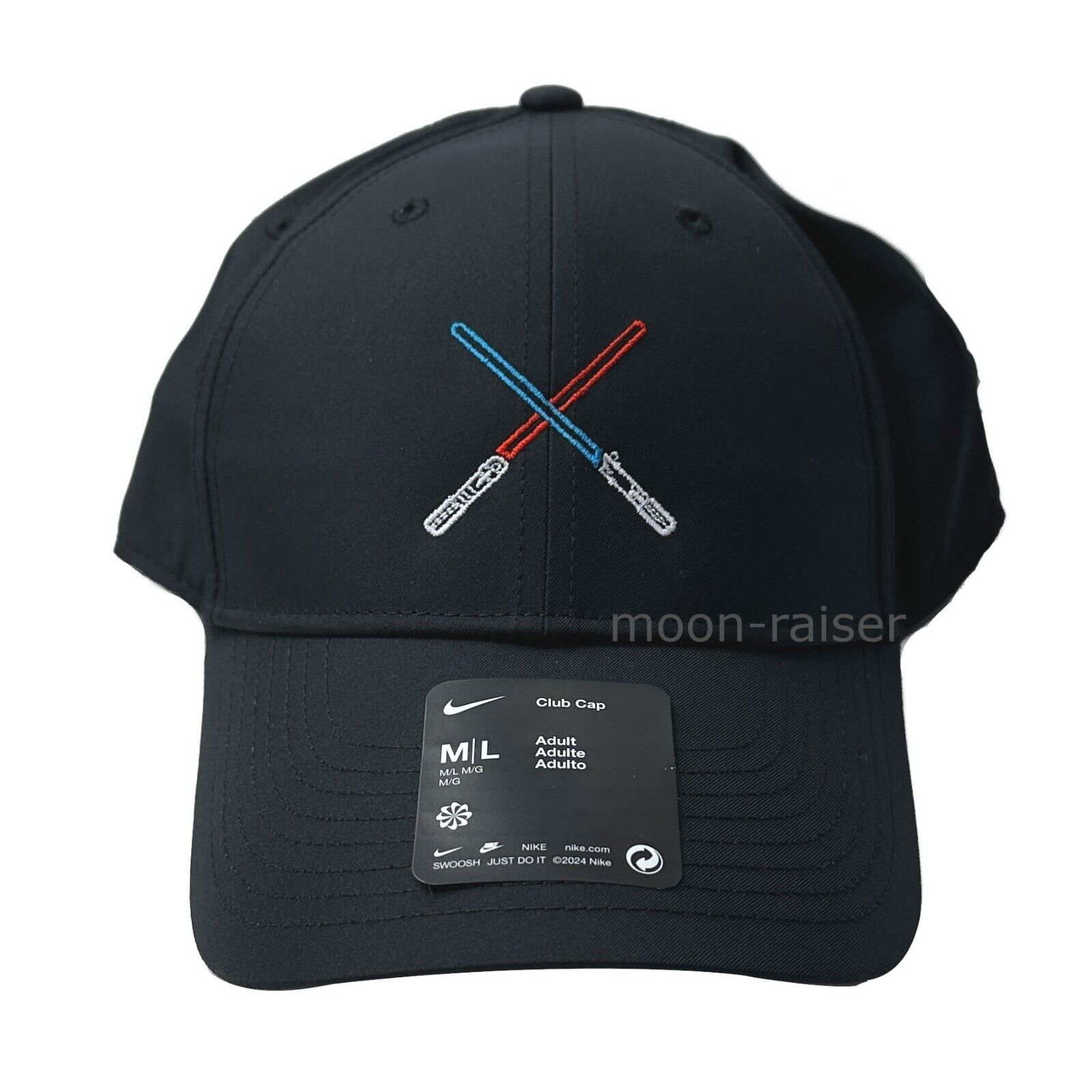 Disney X Nike Star Wars Jedi Sith Lightsaber Baseball Hat Adult Adjustable