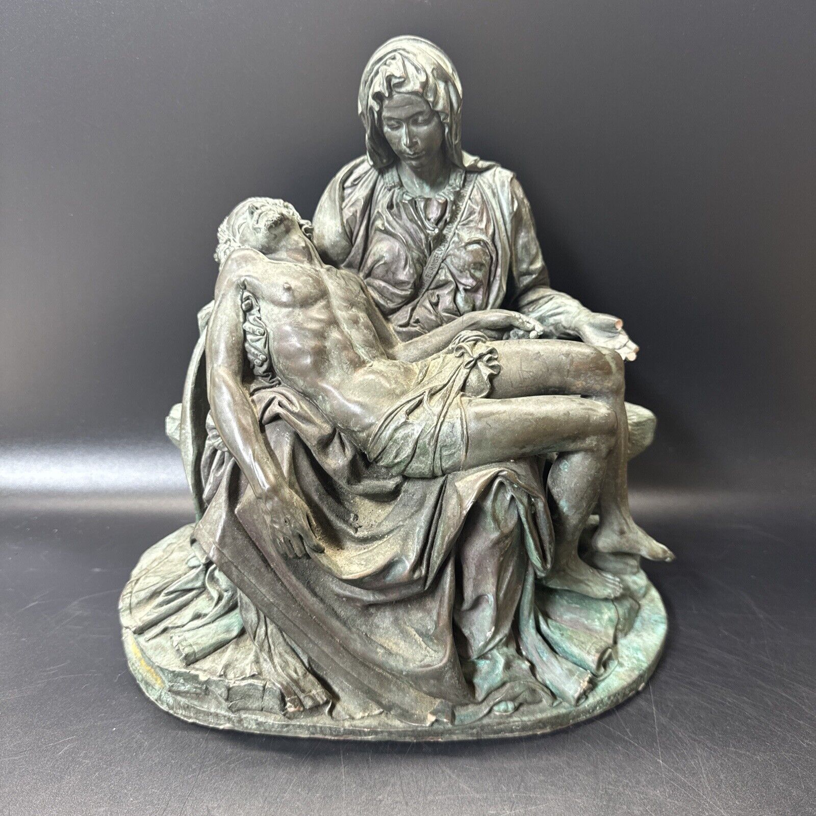 Vintage Pieta Statue Mary & Jesus Christ  Catholic 10