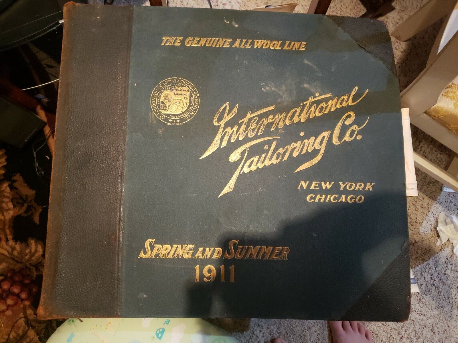 The GENUINE all Wool Line International Trailoring Co  Spring And Summer 1911