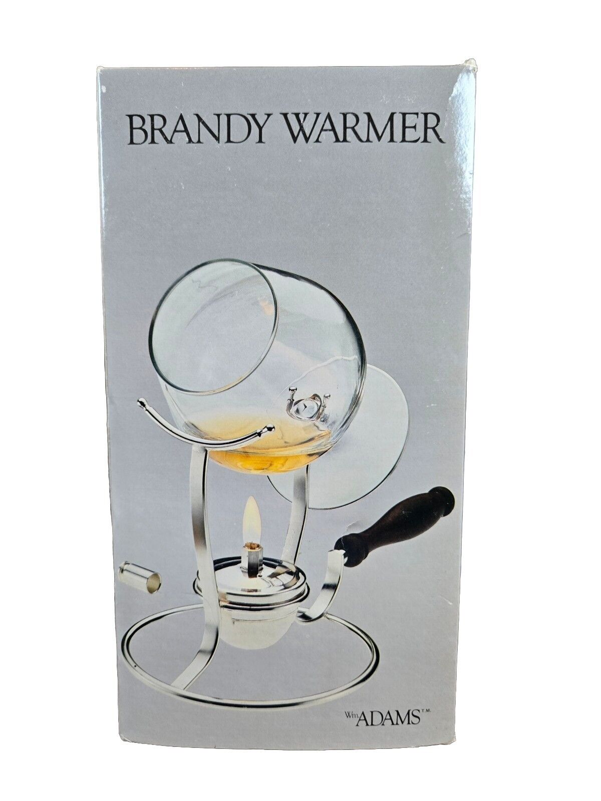 Vintage 80s Silverplate Brandy Warmer 10 oz Snifter William Adams NOS Never Used
