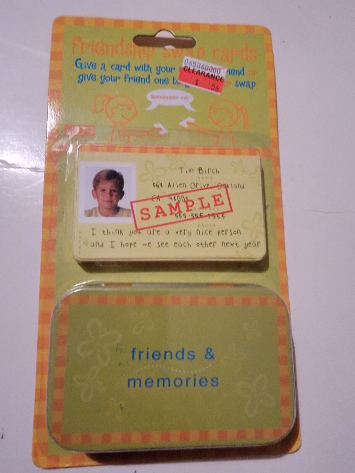 Deadstock Vintage Friendship Swap Cards NIP NOS Friends & Memories 