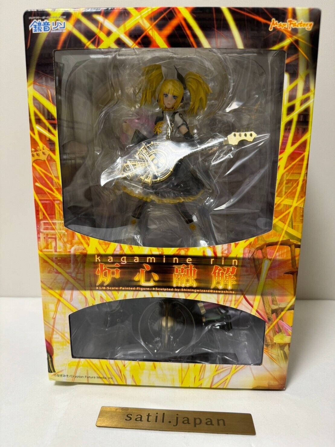 [USED] Max Factory Rin Kagamine Figure Vocaloid Meltdown 1/8 Scale Japan 2010