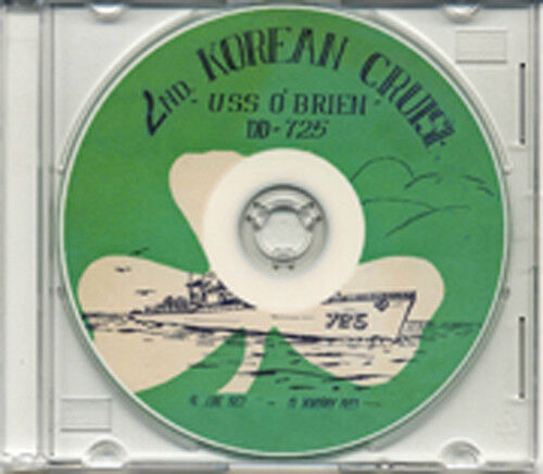USS O'Brien DD 725 1952-53 Korea Cruise Book on CD