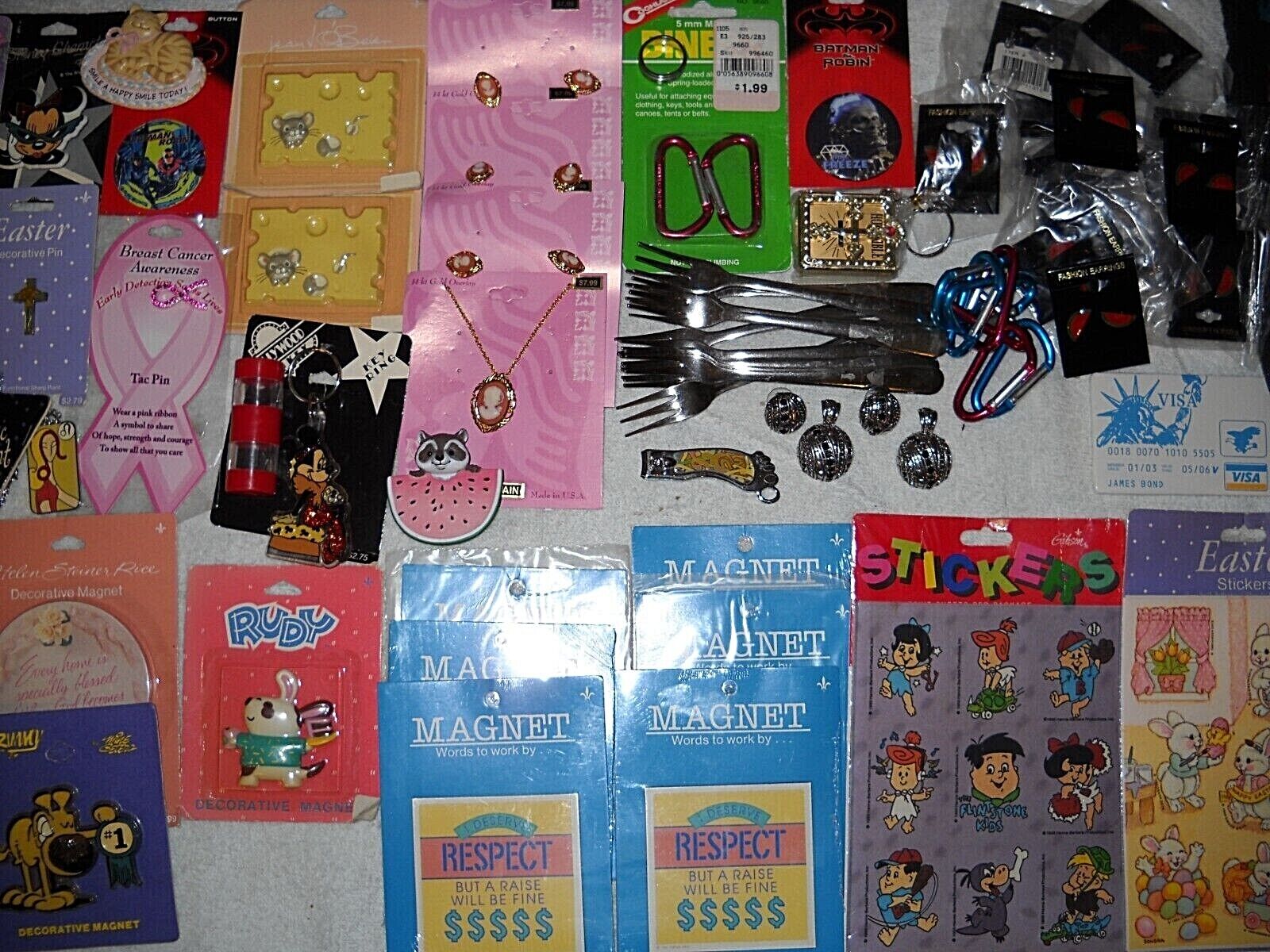 Flea Market Lot Over 200 Pieces Vintage 80\'s 90\'s Make Money Tag Sale 