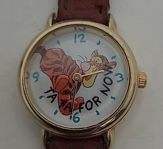 Rare Vintage Disney Tigger  Moving Ta Ta For Now Watch New Battery Working