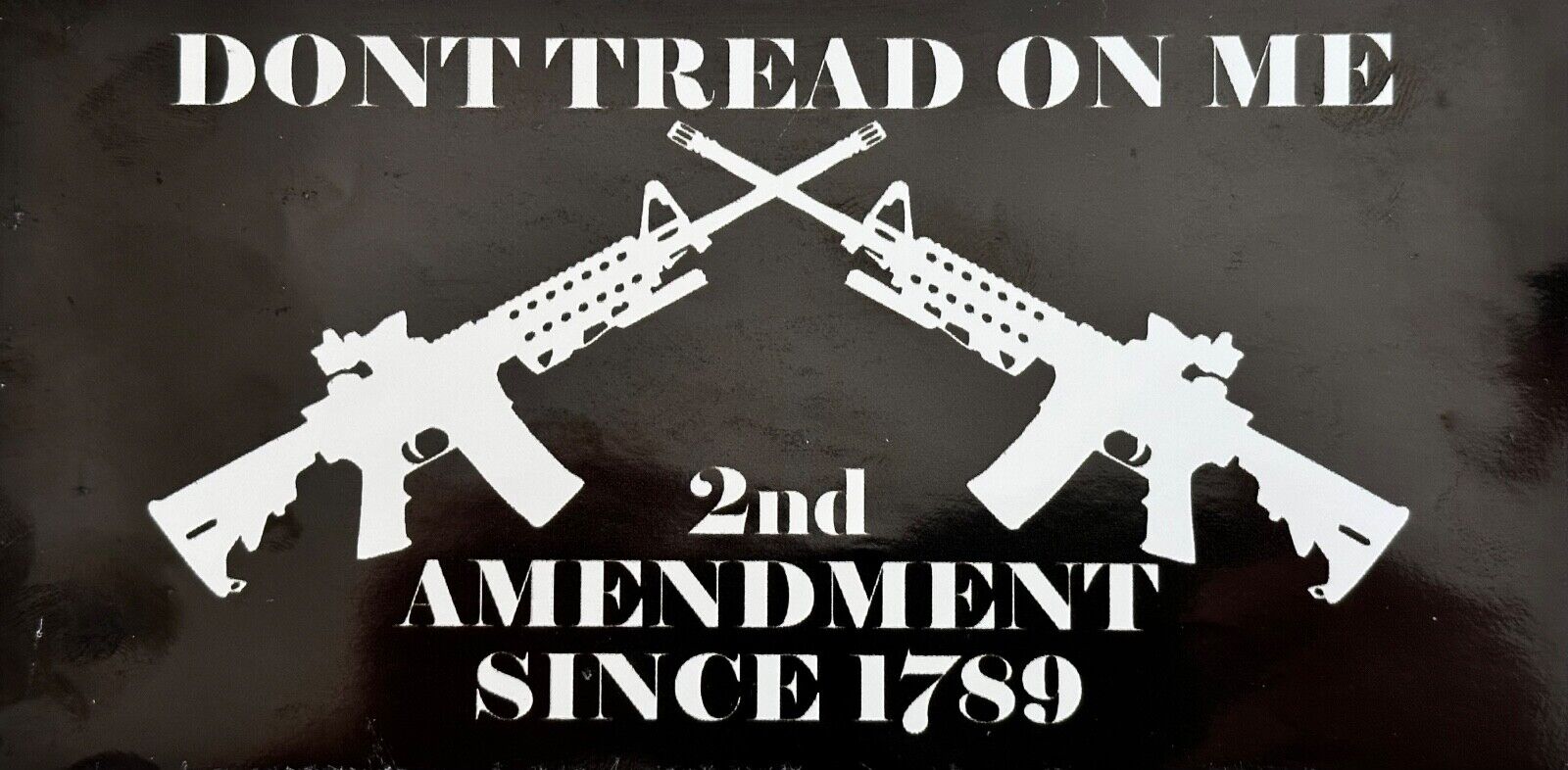 Don\'t Tread On Me...2nd Amendment..1789.. Truck AR Decals Sticker  (4 Pack) #171