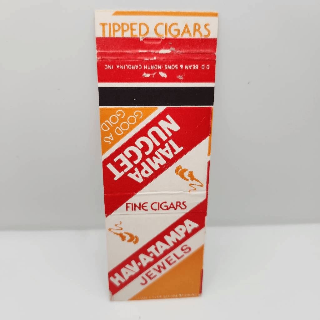 Vintage Matchcover Tampa Nugget Fine Cigar Hav-A-Tampa Jewels Tobacciana