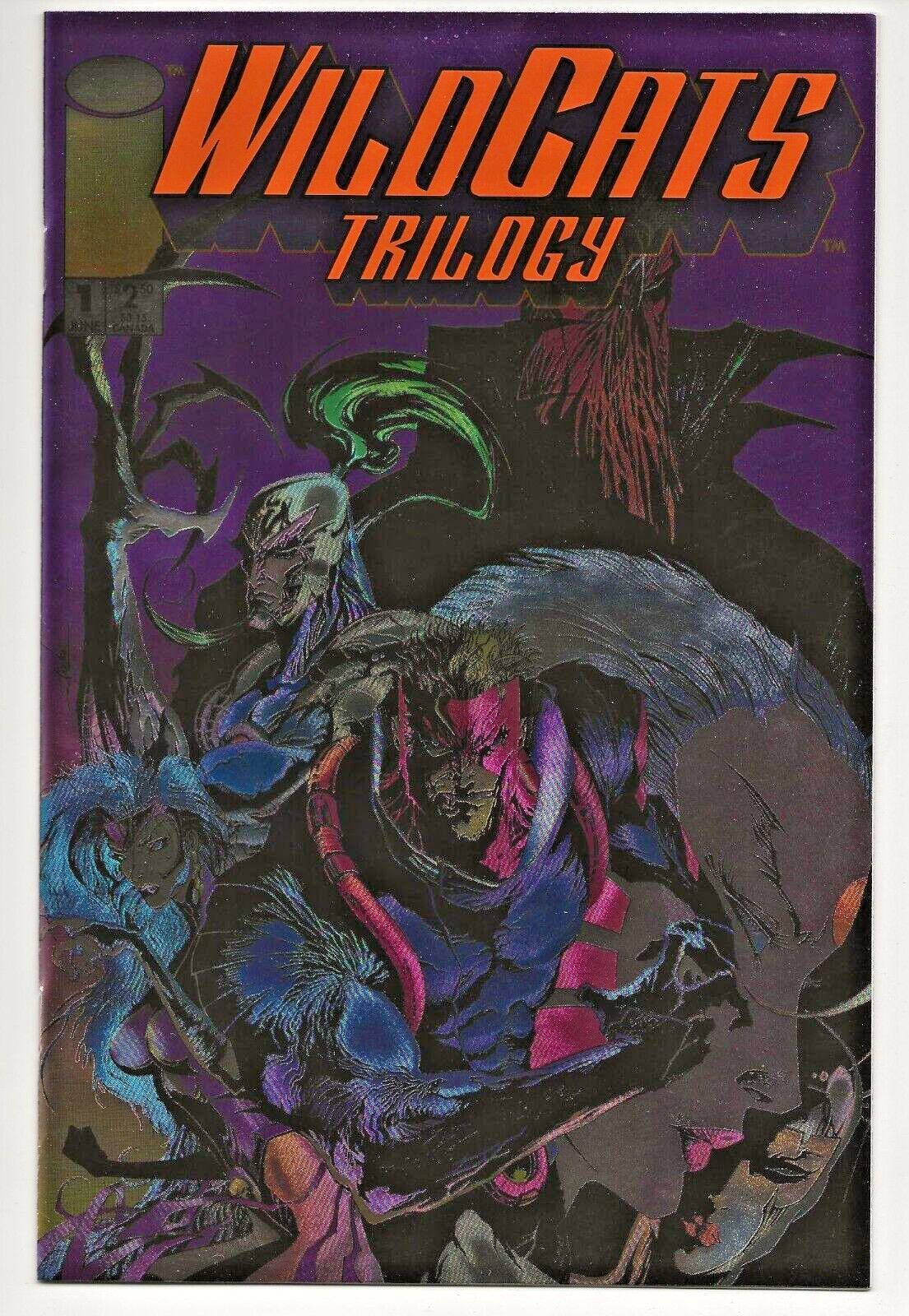 Wildcats Trilogy #1 NM/NM+ (Image Comics 1993) Foil Cover | Jae Lee