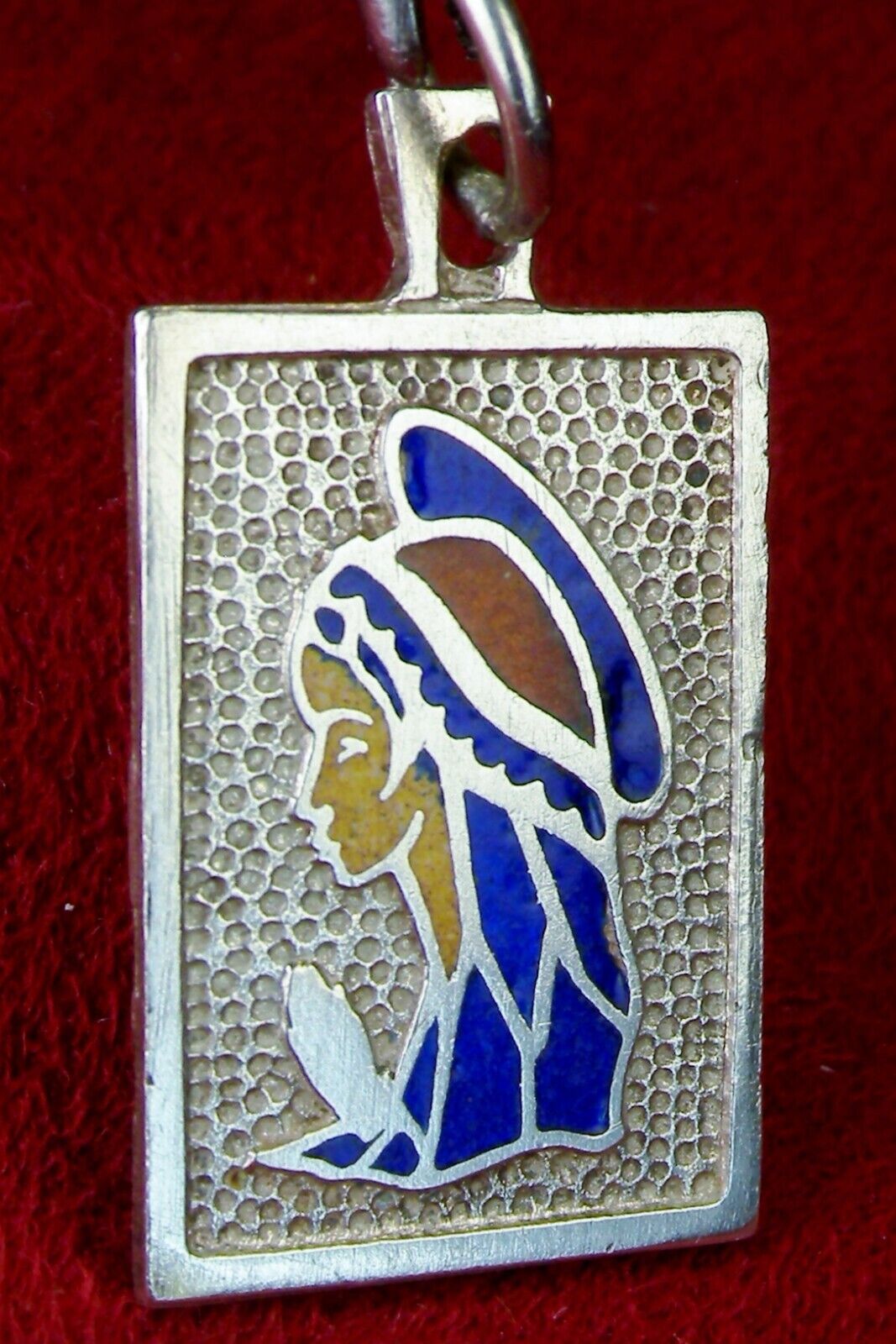 Bishops RARE Vintage Mother Mary VATICAN ROME PILGRIMAGE ITALIAN Sterling Medal