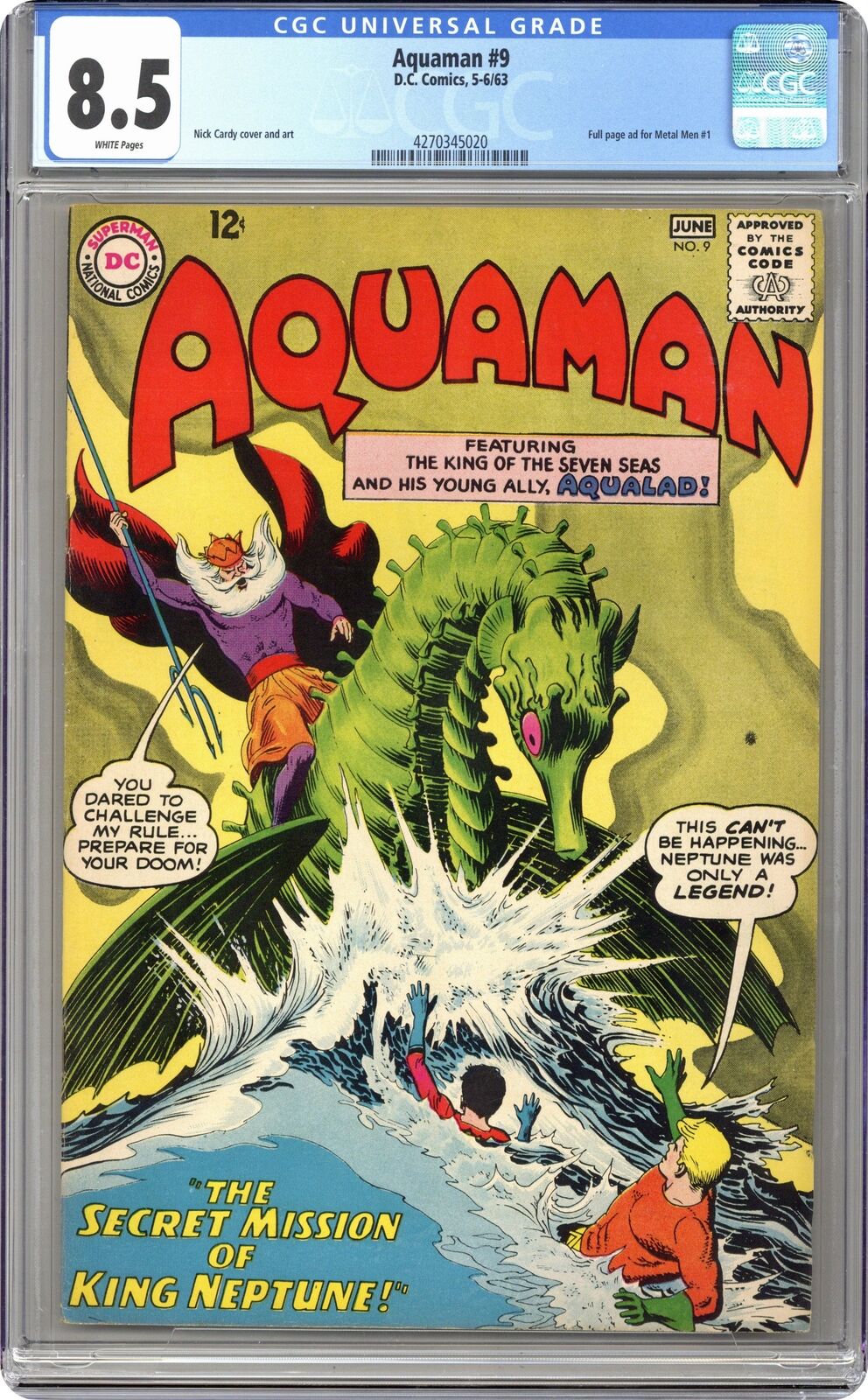 Aquaman #9 CGC 8.5 1963 4270345020