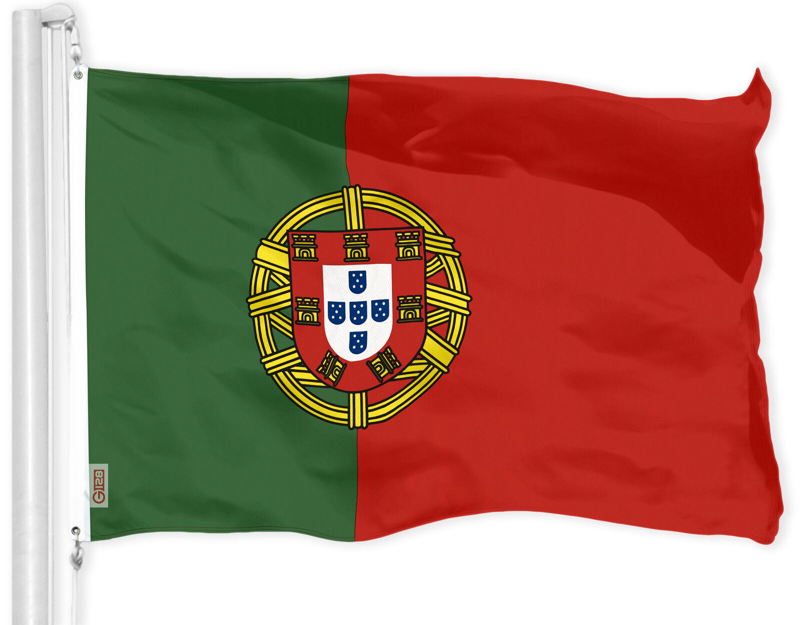 Portugal Portuguese Flag 3x5 FT Printed 150D Polyester By G128