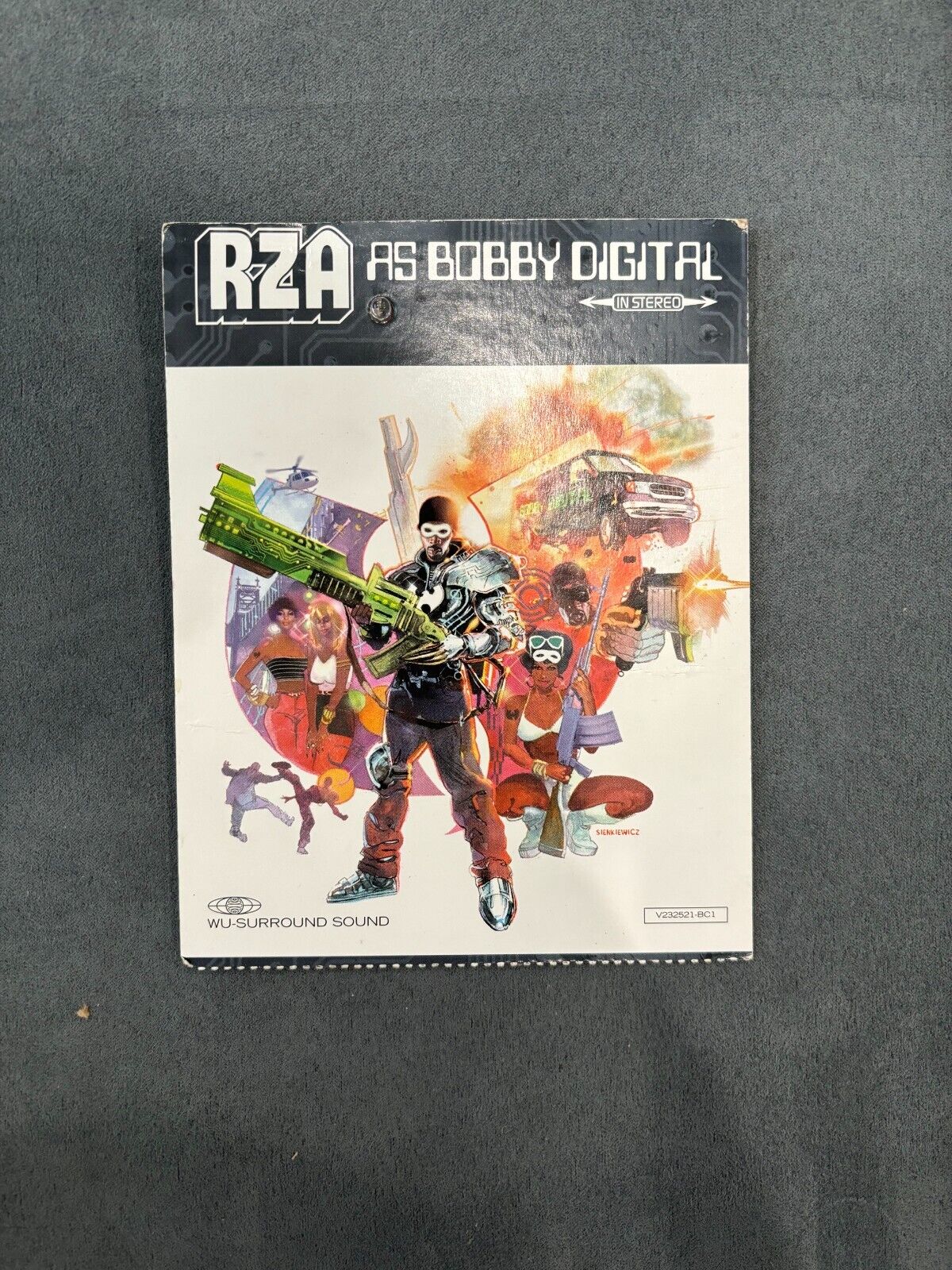 RZA Bobby Digital CD Promotional Display Battery Powered