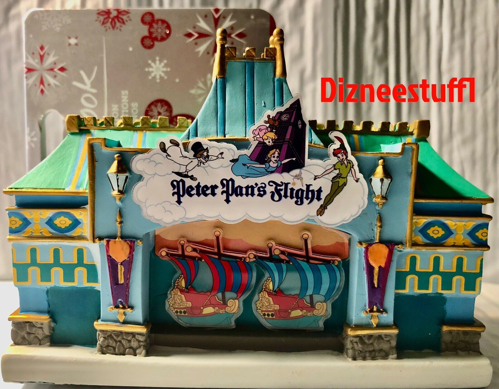 2022 Disney Parks Peter Pan’s Flight Attraction Hook Pan Christmas Ornament New