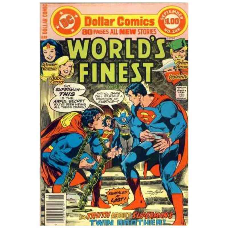 World\'s Finest Comics #246 in Near Mint minus condition. DC comics [d.