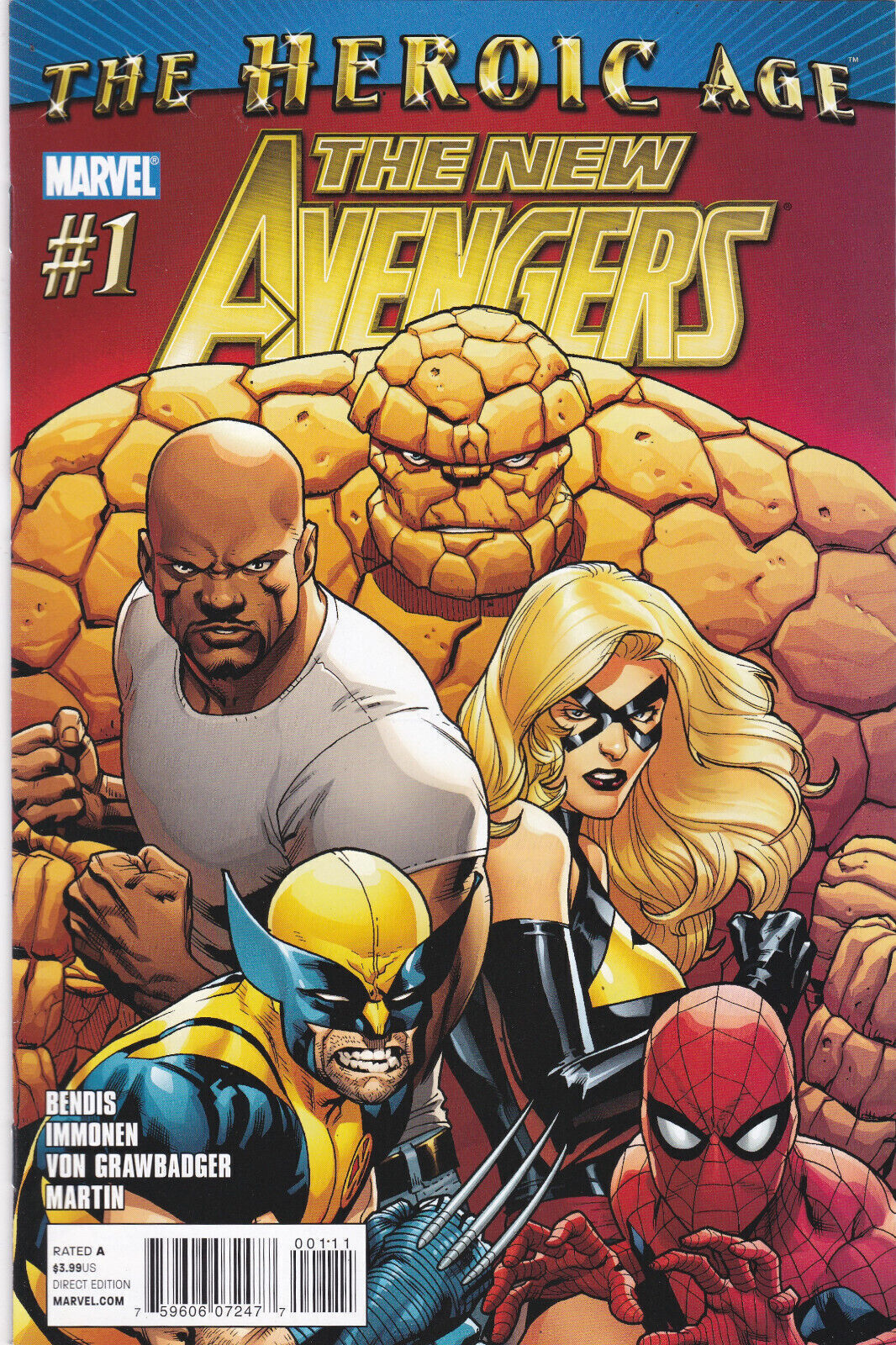New Avengers #1 Marvel Comics 2010 High Grade
