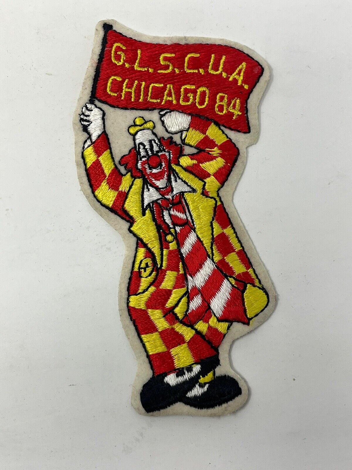 Great Lakes Shrine Clown Units Association MASONIC  PATCH, Chicago 1984