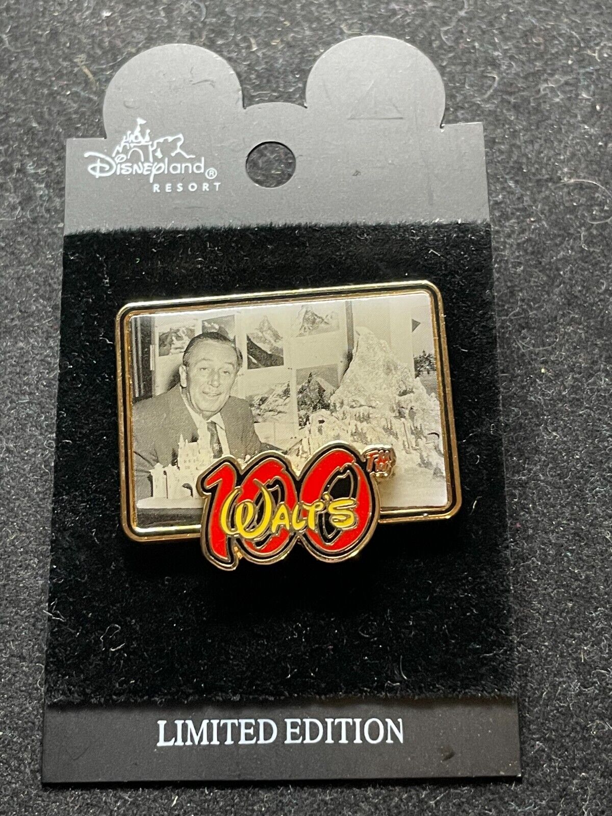 Disney Pin - DLR - Walt's 100th Framed Pin Series #2 - Matterhorn 9943 LE