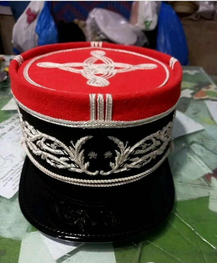 French Hat Cap -  Kepi kepi of general ( french fireman general ) - French Kepi