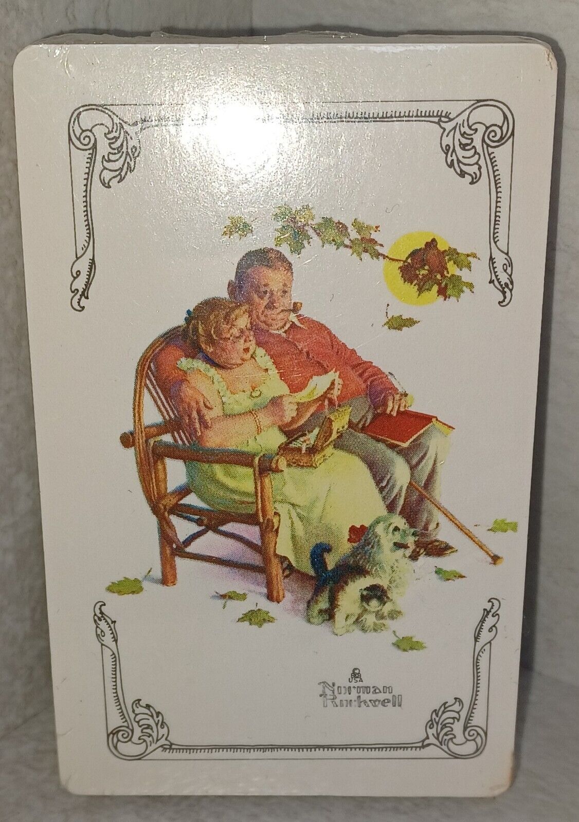 Norman Rockwell Vintage Deck of Playing Cards Trump New Sealed Vtg
