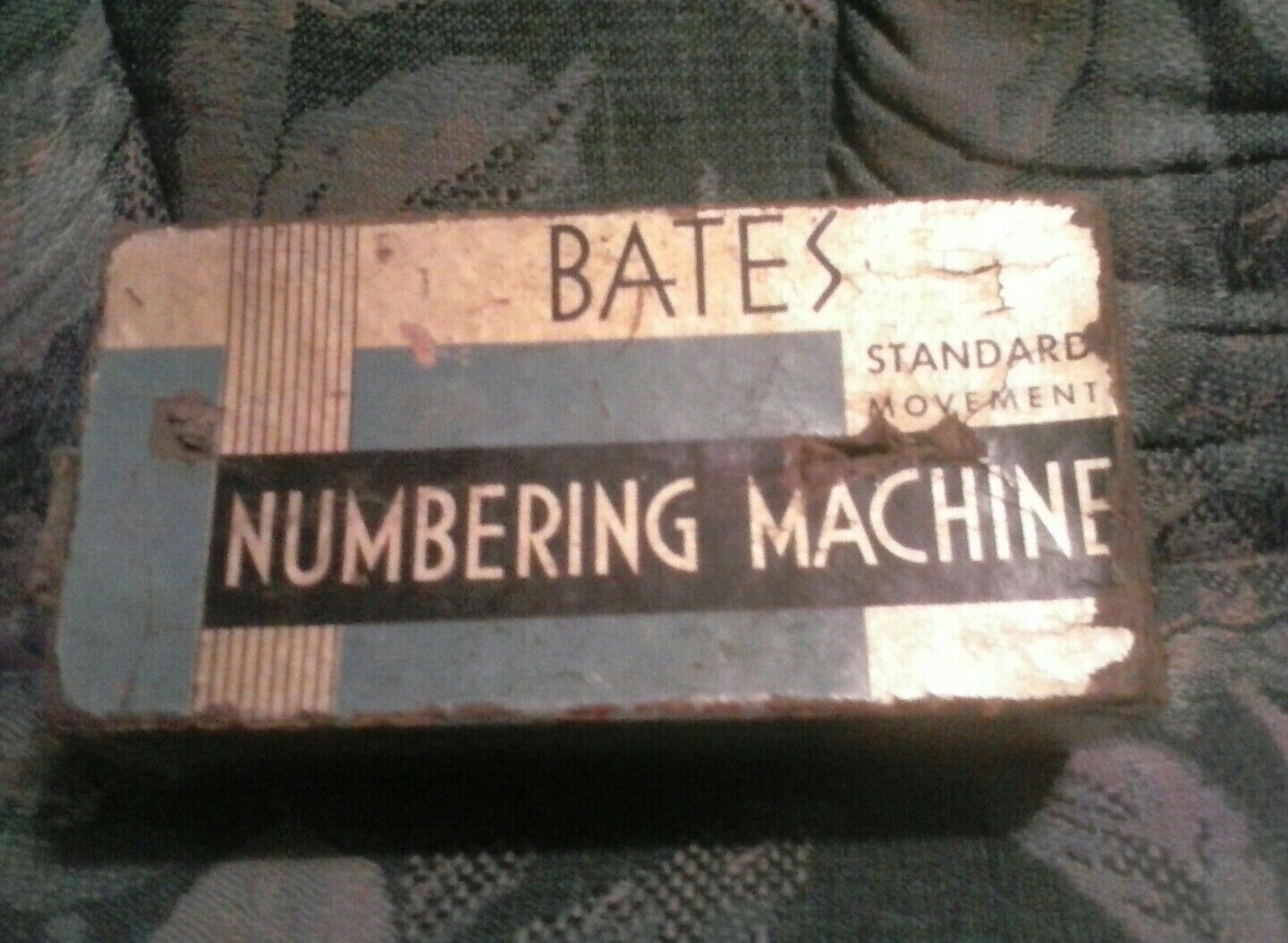  BATES Numbering Machine Multiple 4 Movement 6 Wheel Style E in Box ( Vintage )